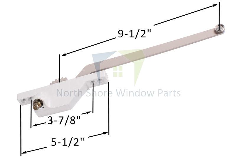 ‘ROTO GEAR’ 9.5” ARM Steel WHEEL FRONT MOUNT (TRUTH HARDWARE 23.01.32 ...