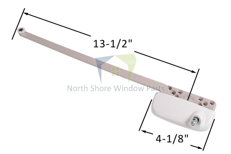 Truth Hardware 4 Roller Tie Bar For Interlock Roller System - 42.9